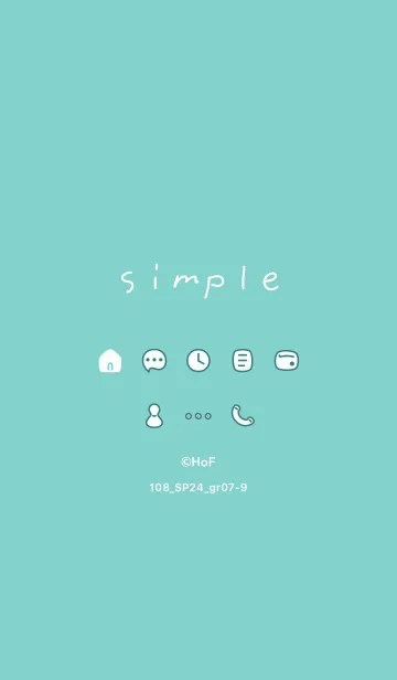 [LINE着せ替え] 108_24_グリーン7-9の画像1