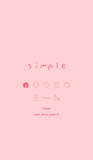 [LINE着せ替え] N08_24_ピンク2-9の画像1