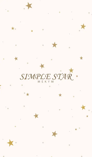 [LINE着せ替え] SIMPLE STAR - NATURAL YELLOW - 14の画像1