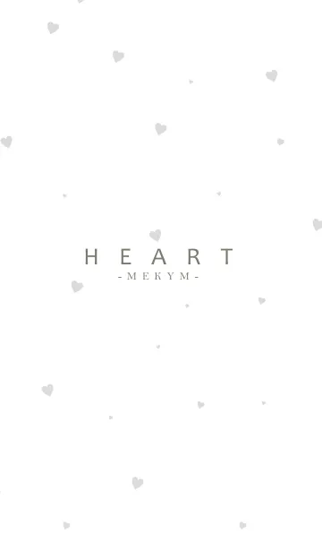 [LINE着せ替え] HEART Gray-MEKYM- 19の画像1