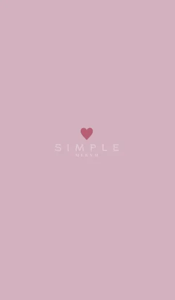 [LINE着せ替え] -DUSKY PINK SIMPLE- 34の画像1