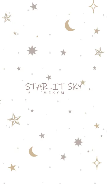 [LINE着せ替え] SIMPLE STARLIT SKY - MEKYM - 32の画像1