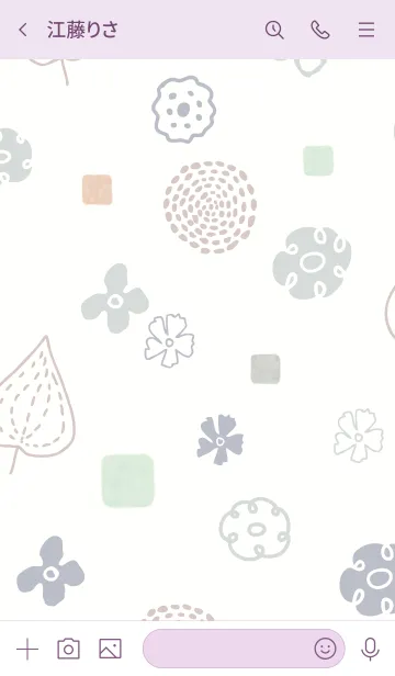 [LINE着せ替え] 花咲く季節10の画像3