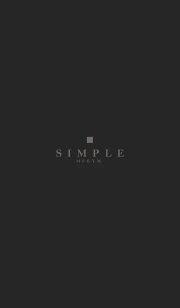 [LINE着せ替え] MATTE BLACK -SIMPLE SQUARE- 9の画像1