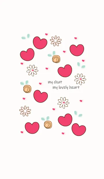 [LINE着せ替え] My chat my lovely heart 20の画像1