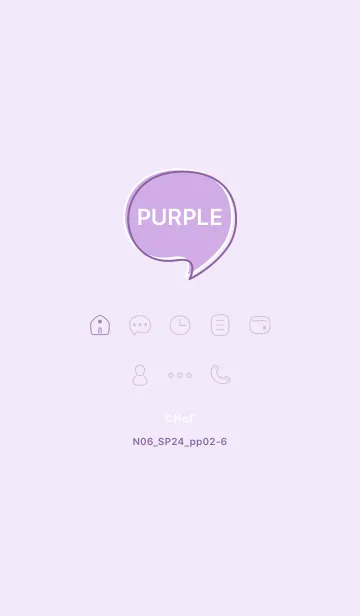 [LINE着せ替え] N06_24_パープル2-6の画像1