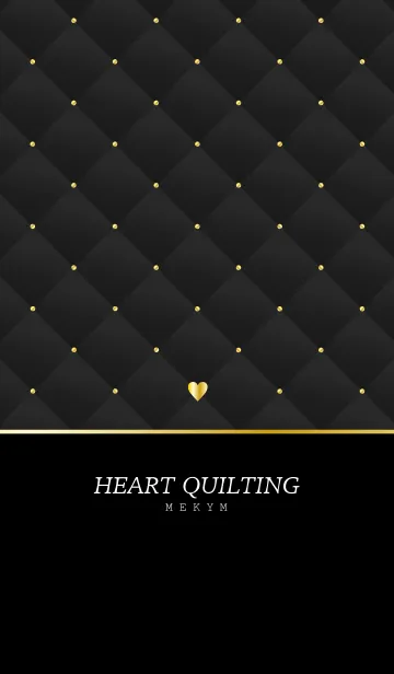 [LINE着せ替え] HEART QUILTING -GRAY-の画像1