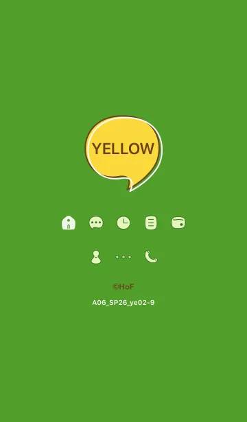 [LINE着せ替え] A06_26_イエロー2-9の画像1