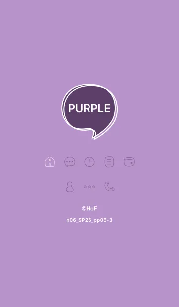 [LINE着せ替え] n06_26_パープル5-3の画像1