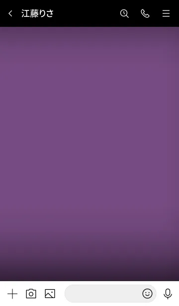 [LINE着せ替え] Mauve Purple And Black Vr.2 (JP)の画像3