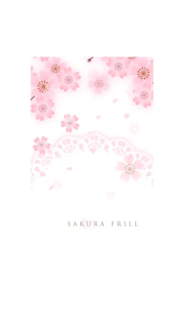 [LINE着せ替え] SAKURA FRILL 1の画像1