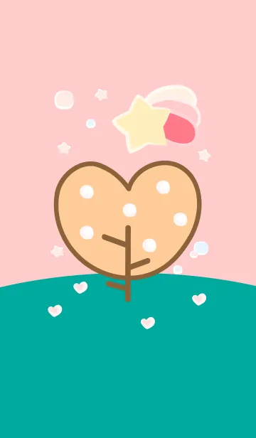 [LINE着せ替え] Lovely heart tree 124の画像1