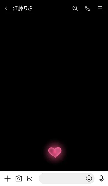 [LINE着せ替え] HEART LIGHT -MEKYM- 23の画像3