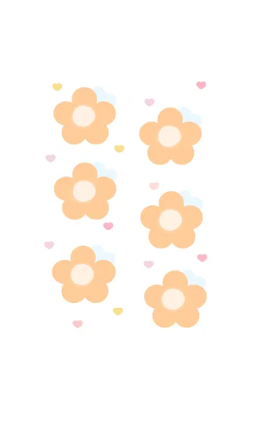 [LINE着せ替え] Lovely mini flower 147 :)の画像1