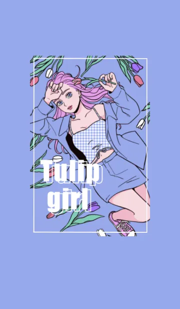 [LINE着せ替え] #チューリップガールの画像1