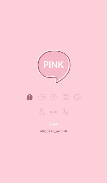 [LINE着せ替え] n07_26_ピンク5-6の画像1
