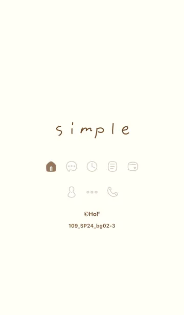 [LINE着せ替え] 109_24_ベージュ2-3の画像1