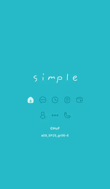 [LINE着せ替え] a09.25_グリーン6-6の画像1