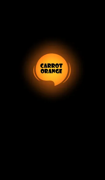 [LINE着せ替え] Carrot Orange In Black Vr.7 (JP)の画像1