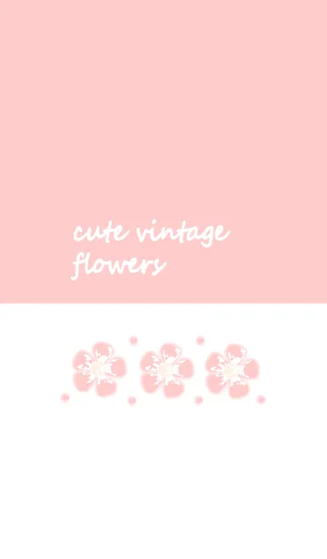 [LINE着せ替え] Cute vintage flowers 2 :)の画像1