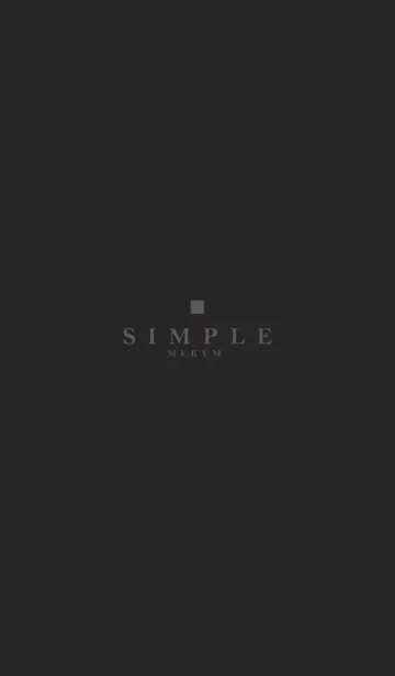 [LINE着せ替え] MATTE BLACK -SIMPLE SQUARE- 10の画像1