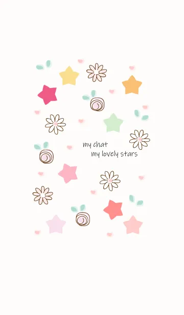 [LINE着せ替え] mini stars :)の画像1