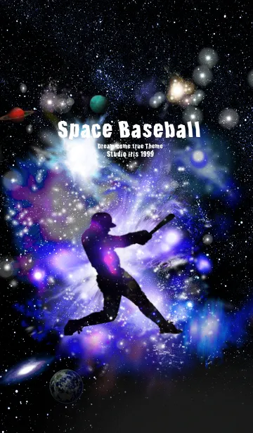 [LINE着せ替え] 野球 宇宙 Space Baseball 2の画像1