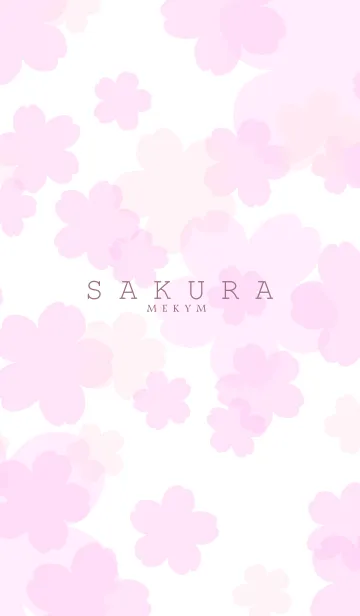 [LINE着せ替え] SAKURA -Cherry Blossoms- WHITE 19の画像1