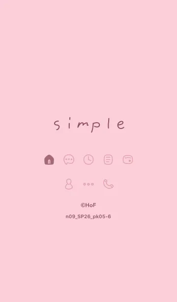 [LINE着せ替え] n09.26_ピンク5-6の画像1