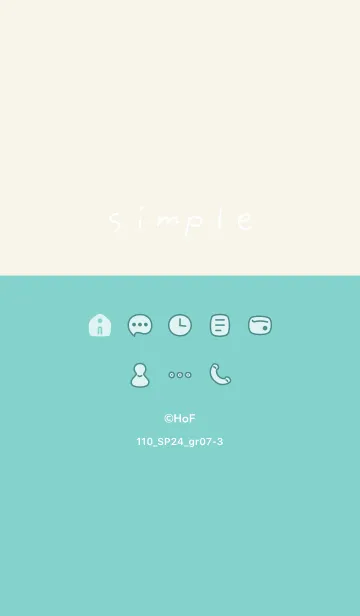 [LINE着せ替え] 110.24_グリーン7-3の画像1