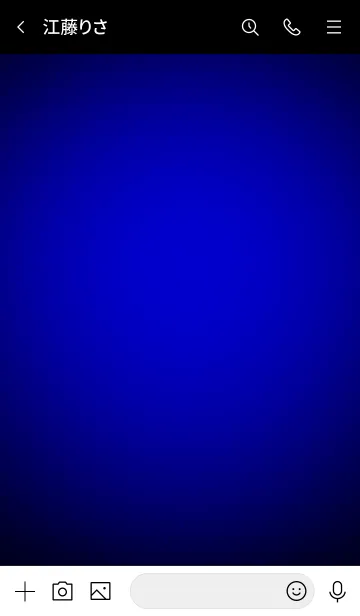 [LINE着せ替え] Blue In Black Vr.7 (JP)の画像3