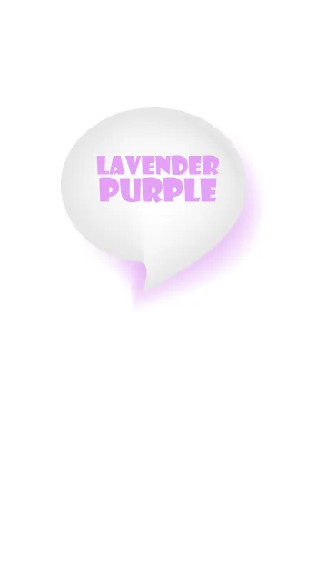 [LINE着せ替え] Lavender Purple & White Theme Vr.3 (JP)の画像1