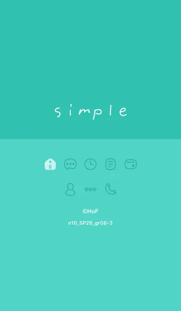 [LINE着せ替え] n10.26_グリーン8-3の画像1