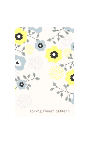 [LINE着せ替え] spring flower pattern 2の画像1