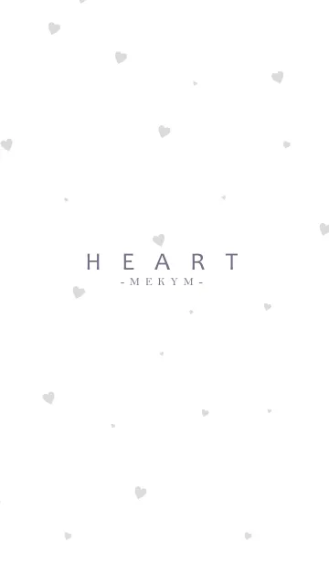 [LINE着せ替え] HEART Gray-MEKYM- 20の画像1