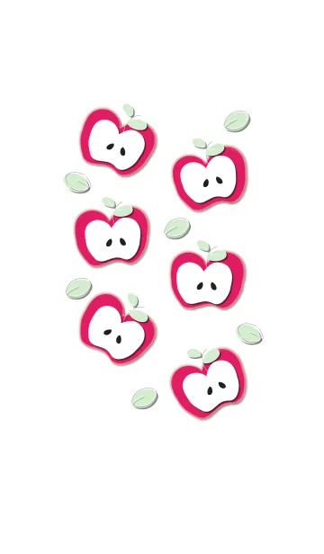 [LINE着せ替え] Yummy apples theme 107 :)の画像1