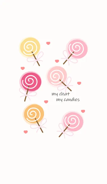 [LINE着せ替え] Sweet candies 2 :)の画像1