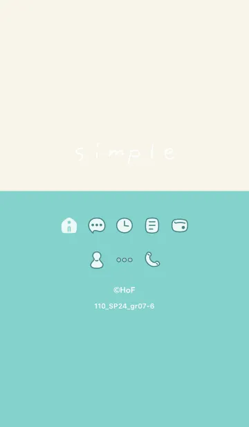 [LINE着せ替え] 110.24_グリーン7-6の画像1