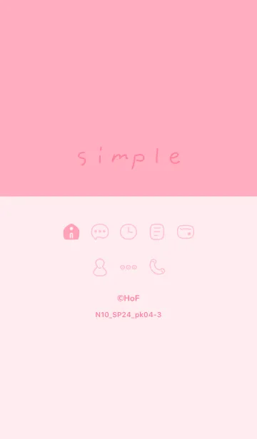 [LINE着せ替え] N10.24_ピンク4-3の画像1