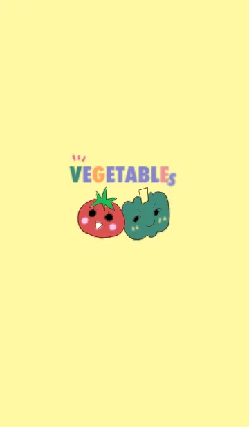 [LINE着せ替え] 優しい野菜たちの画像1