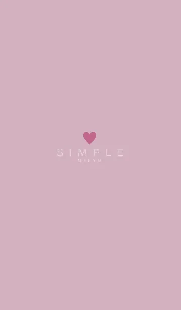 [LINE着せ替え] -DUSKY PINK SIMPLE- 36の画像1