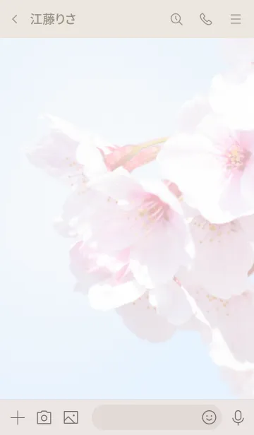 [LINE着せ替え] 〜桜のきせかえ27〜の画像3