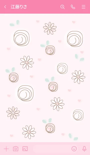 [LINE着せ替え] The white roses 3の画像3