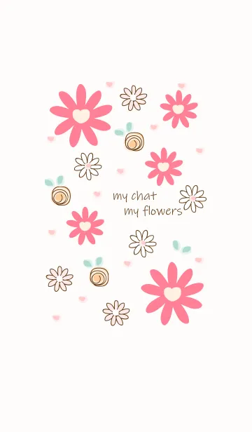 [LINE着せ替え] Cute flower 20 ^^の画像1