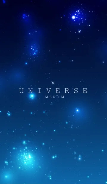 [LINE着せ替え] - Universe Blue - MEKYM 11の画像1