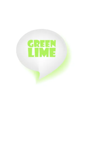 [LINE着せ替え] Lime Green & White Theme Vr.3 (JP)の画像1