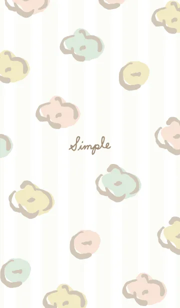 [LINE着せ替え] 手書きお花 ランダム28の画像1