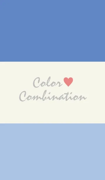 [LINE着せ替え] Color combination -BLUE-の画像1