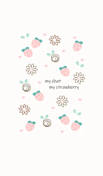 [LINE着せ替え] Pink strawberry ^^の画像1