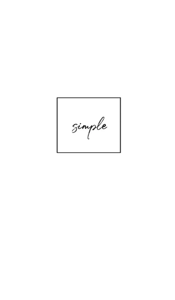 [LINE着せ替え] simple cursiveの画像1